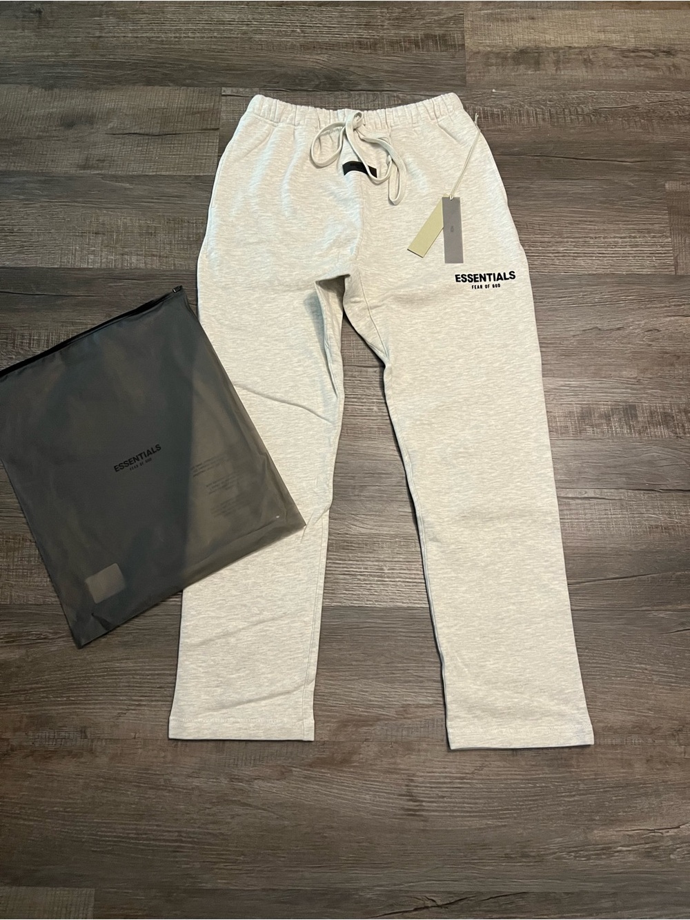 Fear of God Essentials Light Gray Men’s Sweatpants - Drawstring Joggers